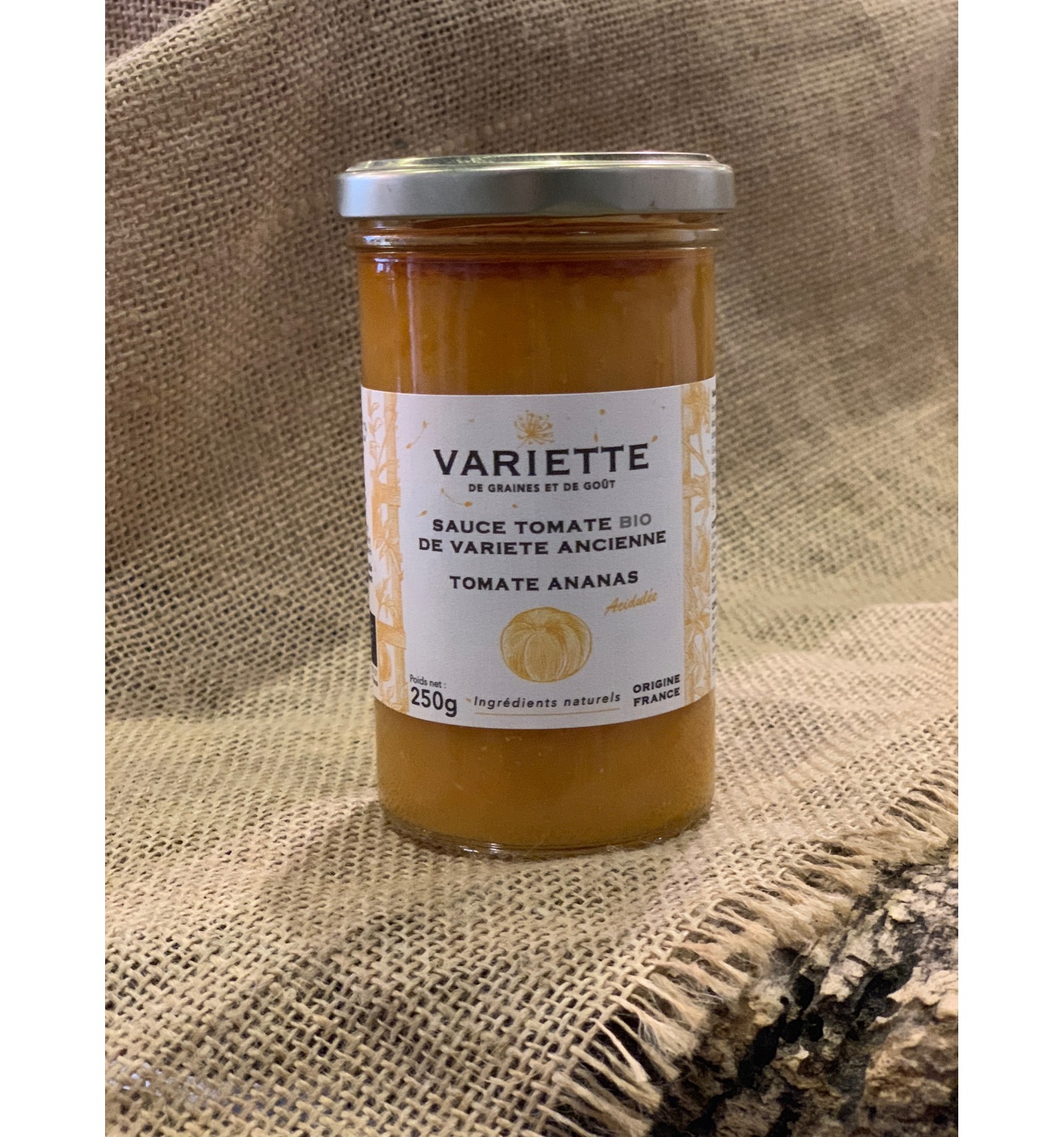 Sauce Tomate Bio Variete Ancienne Tomate Ananas Jaune 250gr Variette Maison Ferrero Epicerie A Ajaccio