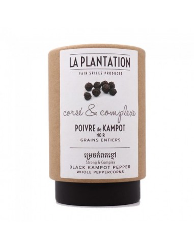 POIVRE DE KAMPOT NOIR FUME 50GR - LA PLANTATION